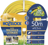 HOZELOCK-slang - Ultramax 12,5 mm x 30 m, upp till 70 % återvunnen PVC, robust, väderbeständig, vridfri, böj- och krossbeständig, grå