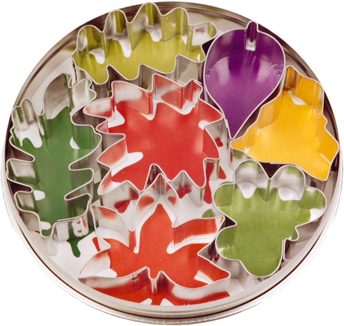 Städter 023338 7-bladig kexform, stålplåt, 4,5 - 6,5 cm, silver