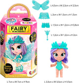 CRAZE Fairy in My Pocket | Fairy docka med vingar, samlarobjekt fairy leksak med specialeffekter som glitter, glöd i mörkret och färgbyte Dolls Naty Shop