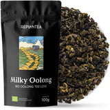 BIO Milky Oolong te (100 g) | Premium löst Oolong-te med krämiga och söta mjölktoner | Delikat tespecialitet | OMPLANTERA