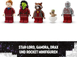 LEGO Marvel Guardians of the Galaxy: The Milano Building Spaceship Model with 4 Superhero Minifigures Avengers Flyer for Space Adventures Present för pojkar och flickor 76286 Byggset Beuche den LEGO-Store
