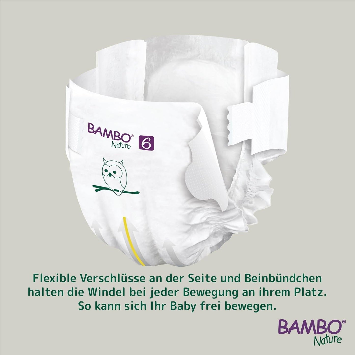 Bambo Nature Premium Eco-blöjor, storlek 6, 1,63 kg