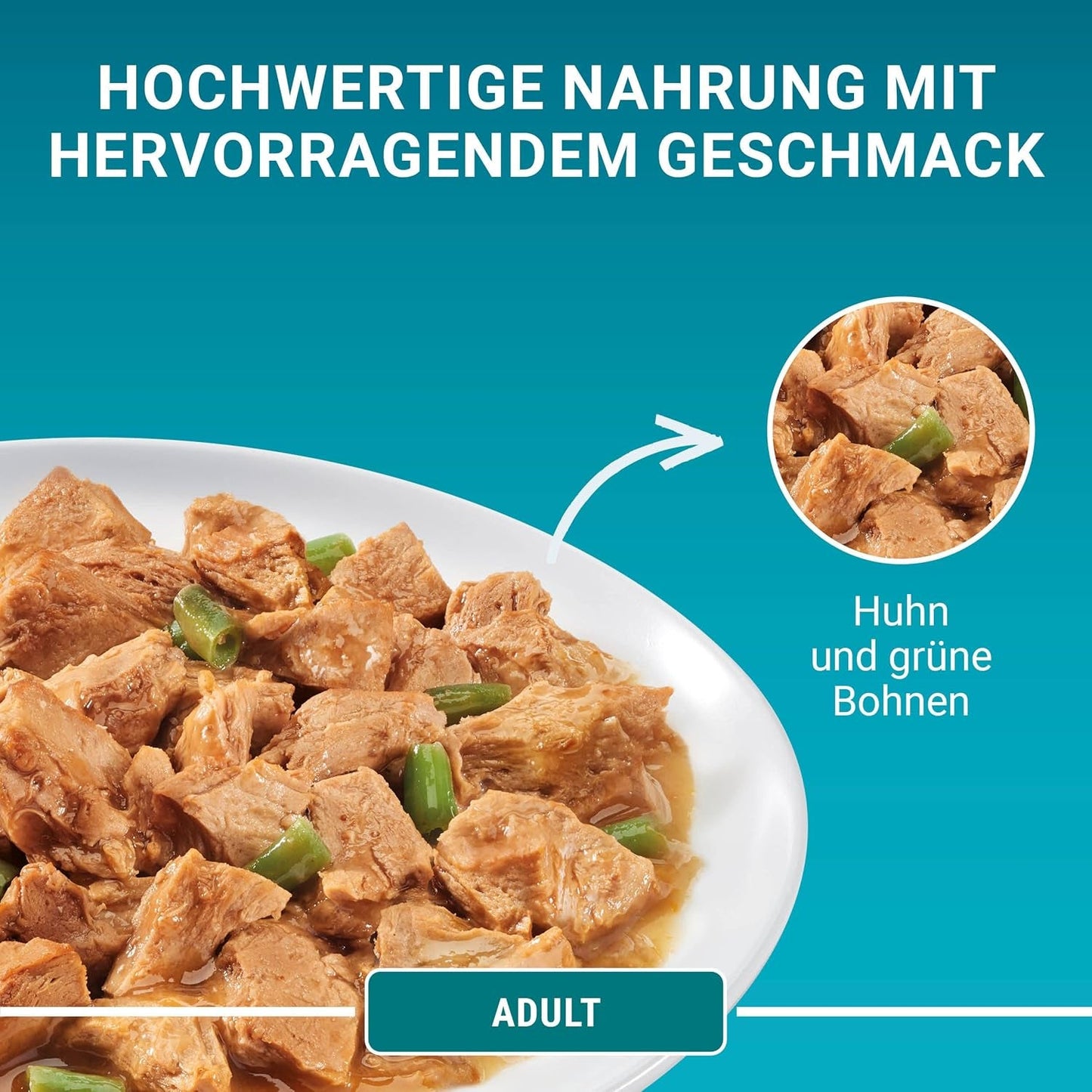 PURINA ONE Våtmat för vuxna katter, möra bitar i kycklingsås, förpackning om 26 (26 x 85g)