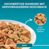 PURINA ONE Våtmat för vuxna katter, möra bitar i kycklingsås, förpackning om 26 (26 x 85g)