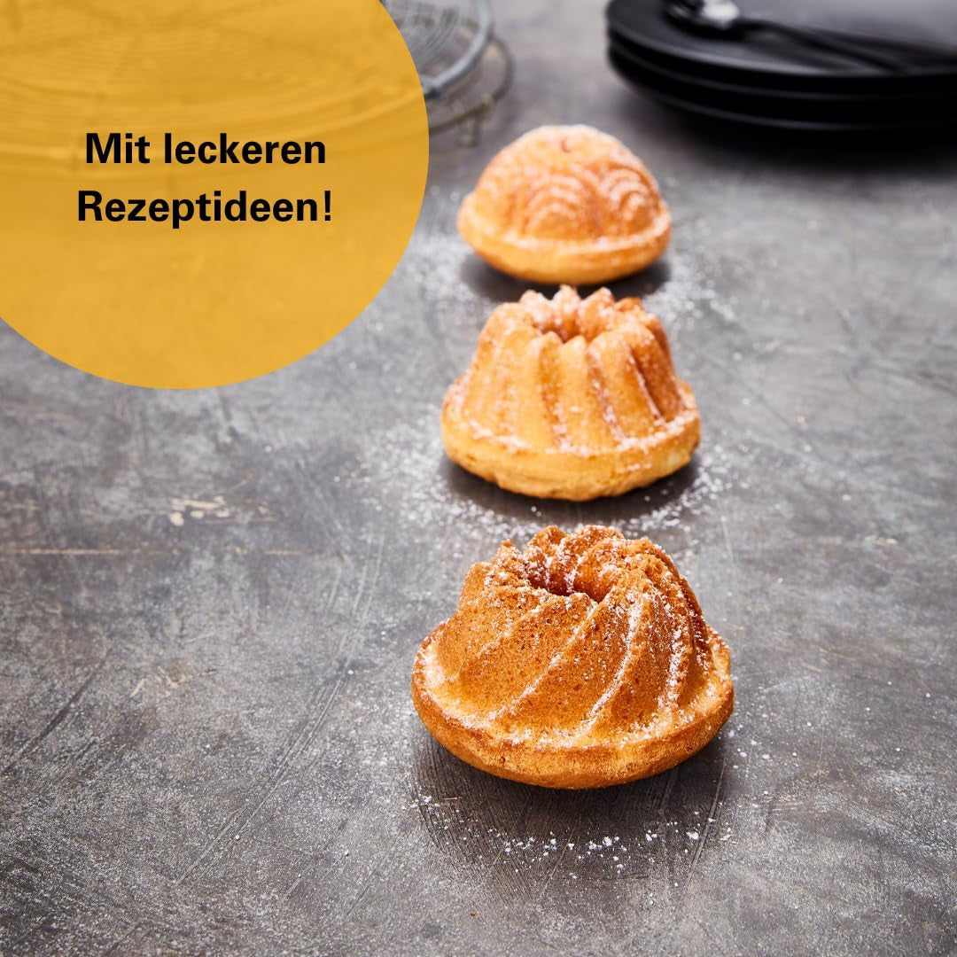 Birkmann, Contoura, Gugelhupfblech Violet, Backform Aus Aluguss, Mit Antihaftbeschichtung Und Rezept, 887077 Formar och brickor för bakning Naty Shop