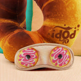 Croissant nackkudde och sovmask, Orange Naty Shop resekuddar