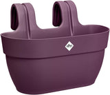 elho Vibia Campana Easy Hanger M 36 - Kruka för balkong och ute - Ø 36,0 x H 26,5 cm - Svart/Antracit