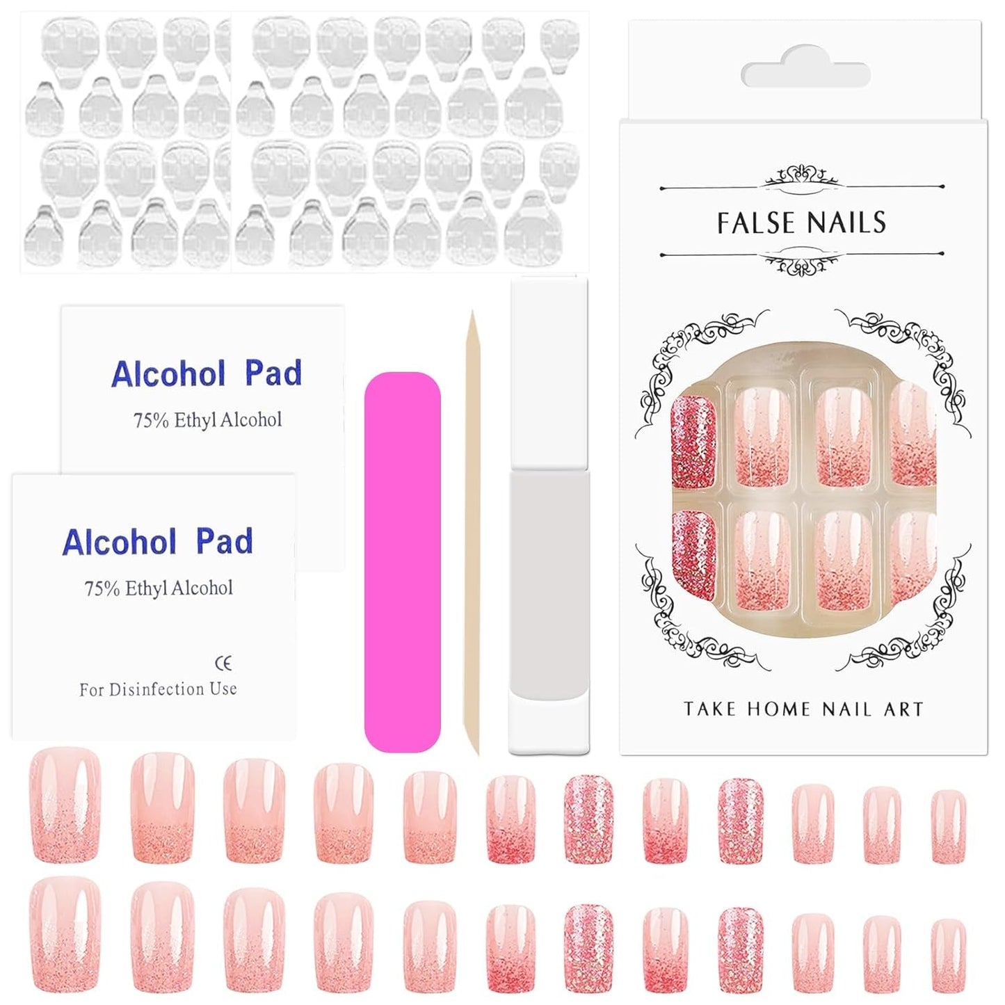 12 Stück French Tip Nagelsticker Selbstklebend Bunte French Nails Schablone Nagelaufkleber Nagelkonstklistermärken Nageldesign DIY Nägel Zubehör(12 Farben)