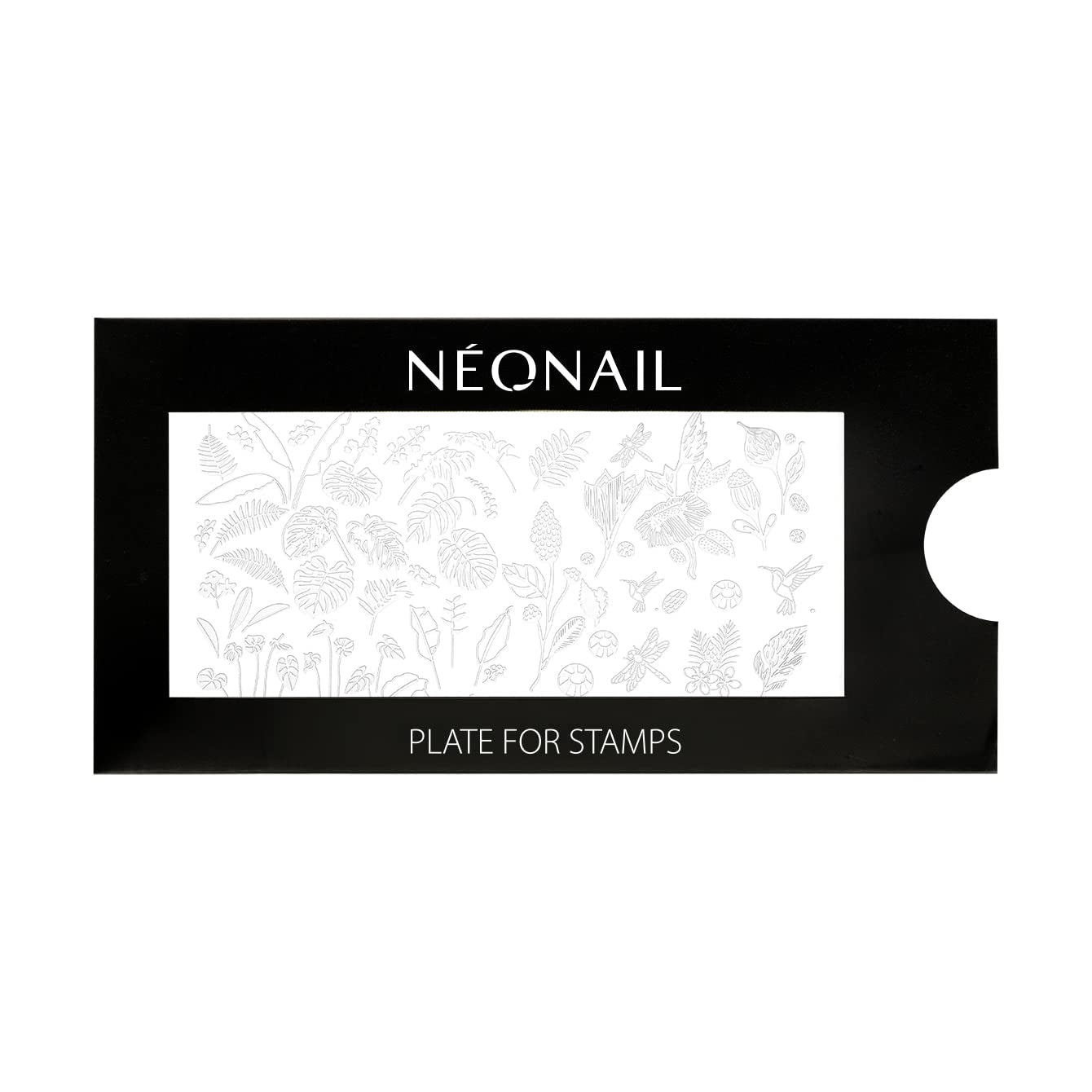 NÉONAIL Nagel Stempel Mit Schaber - Nägel Selber Machen - Nail Art Stämpel - Nageldesign Für Nagel Schablone - French Nails Stempel - Silikon Nagelstempel