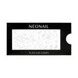 NÉONAIL Nagel Stempel Mit Schaber - Nägel Selber Machen - Nail Art Stämpel - Nageldesign Für Nagel Schablone - French Nails Stempel - Silikon Nagelstempel