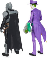 DC Batman Adventures Batman Vs the Joker Actionfigurset, 30 cm - 2 helt rörliga figurer med 12 växlar för spännande rollspel, leksak för 4+ barn Actionfigurer Naty Shop