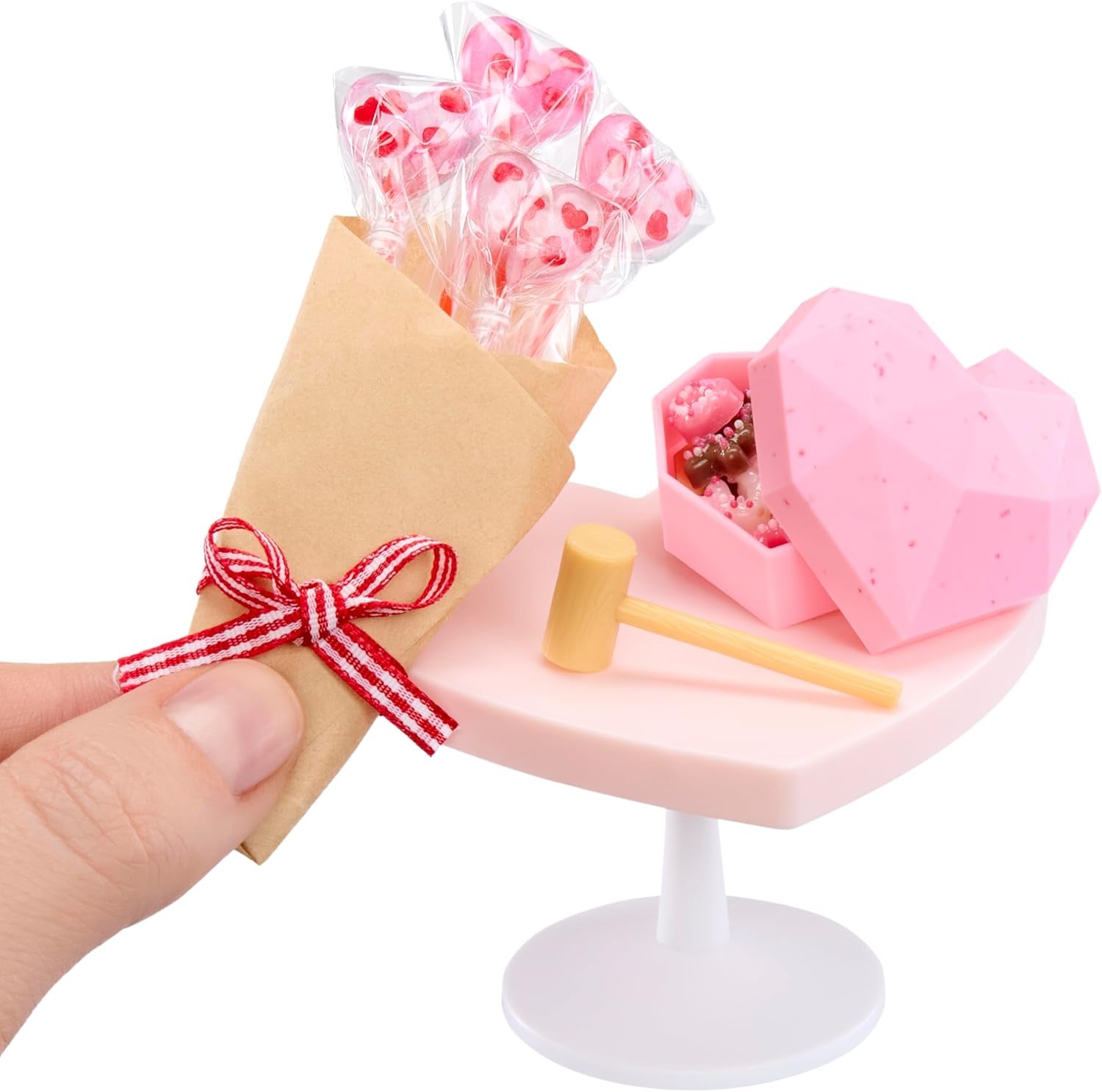 MGA Miniverse - Make It Mini with Love - Mini Samlarföremål, DIY Resin Craft Kit, Alla hjärtans dag-serien, matrepliker, icke-ätbara - för samlare och barn från 8 år och uppåt