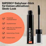 IMPERIO Hair Finishing Stick för babyhår - Premiummascara för babyhår för att tämja fint och trasigt hår - 12ml Transparent Hårfärgning Naty Shop