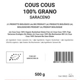 100% ekologisk bovete couscous, 500g, glutenfri