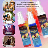 Hårsprayfärg - 30 ml tillfällig grön hårfärgsspray, naturlig hårfärgning tillfällig hårfärgsspray, tvättbar hårfärg för fest Cosplay Halloween (grön) Naty Shop hårfärgning