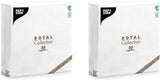 Papstar, 50 servetter "ROYAL Collection" 1/4-faldigt 48 Cm X 48 Cm Vit, #11577