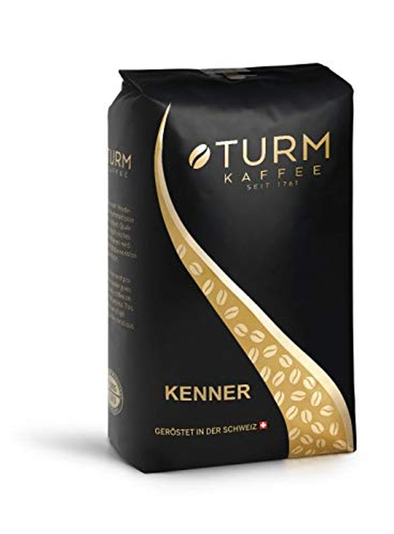 Kenner 1000g | Premium schweiziska kaffebönor för helautomatiska kaffemaskiner | Schümli aromatiskt kaffe med toner av valnöt och karamell | Balanserad blandning Arabica-Robusta | Stekt i Schweiz