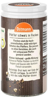 Ostmann - Svartpepparflingor, 25 gram Condimente Naty Shop