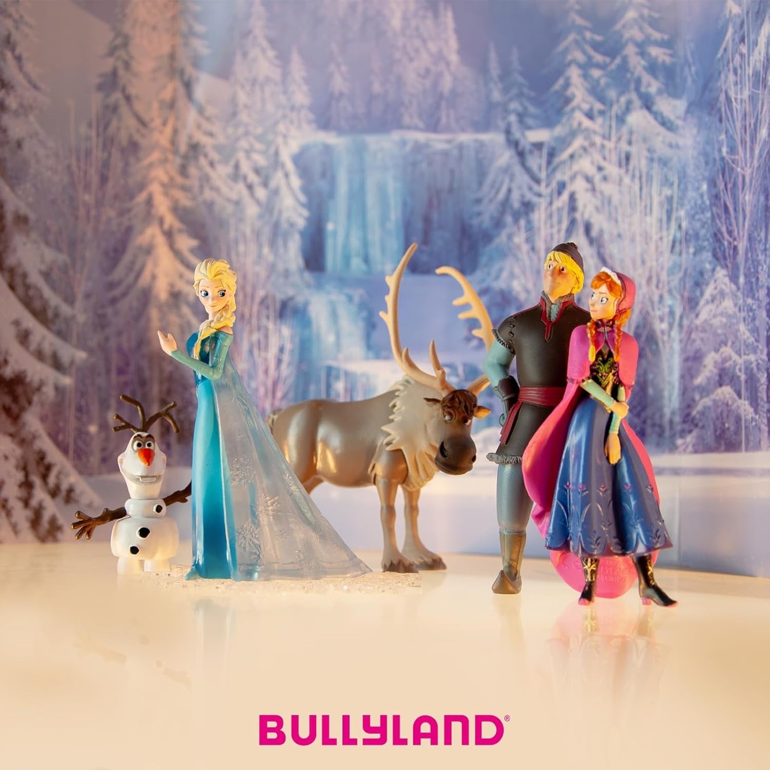 Bullyland 12961 - Elsa från Arendelle figurin från filmen Frozen av Walt Disney, ca. 10.1 cm, highly detailed, ideal as a small gift for children aged 3 and up