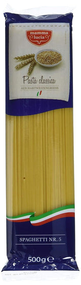 Pasta Spaghetti nr 5, förpackning om 20 st (20 x 500g)