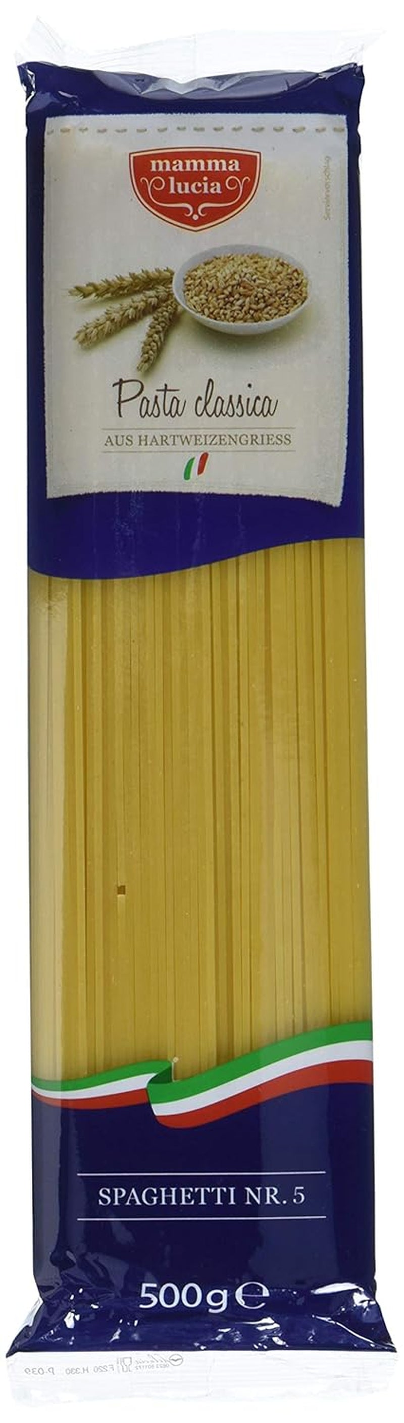 Pasta Spaghetti nr 5, förpackning om 20 st (20 x 500g)