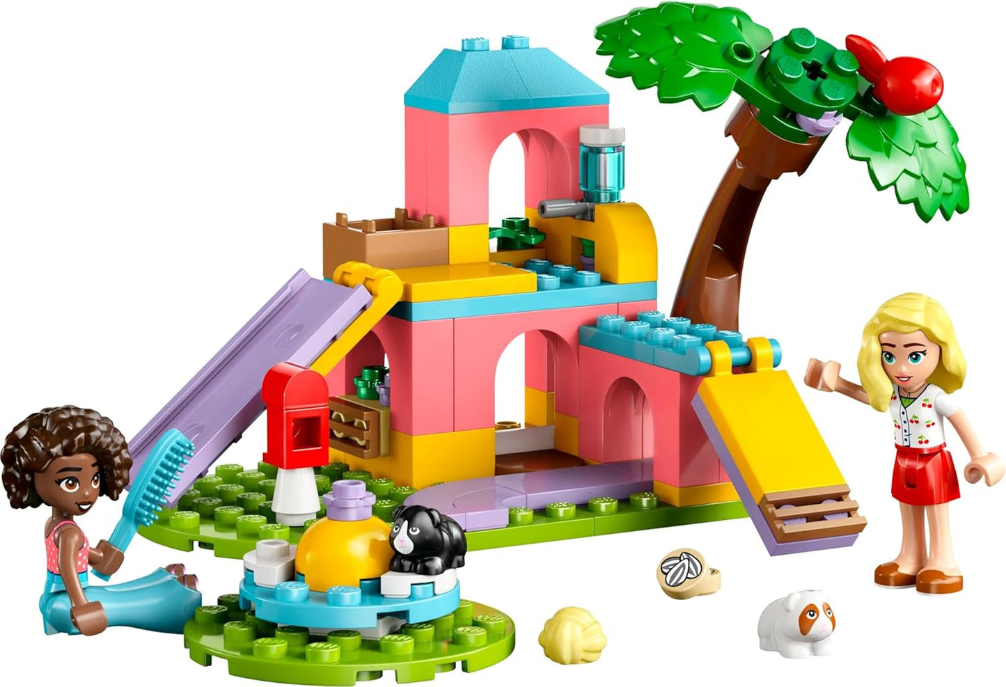 LEGO Friends Marsvin Lekplats Bygg- och låtsaslekset med 2 minifigurer och 2 djurleksak för flickor 5+ Djurset 42640 Byggset Besuche den LEGO-Store