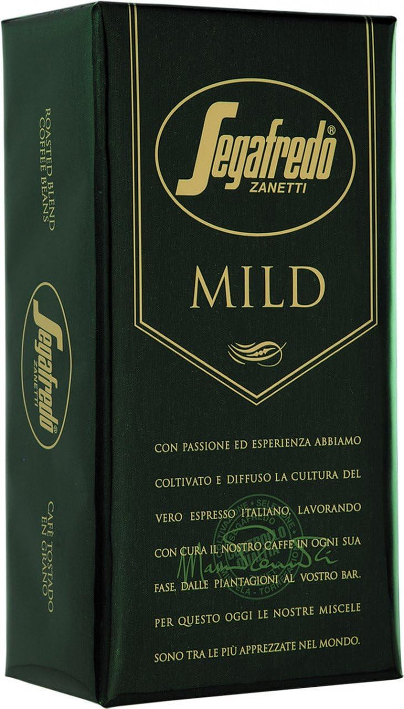 Segafredo Mild kaffebönor (6 x 1 kg) från Italien
