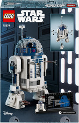 LEGO Star Wars R2-D2 modellset för barn, pojkar och flickor, byggbar droidfigur med Darth Malek 25-årsjubileumsminifigur och dekorationsskylt, samling presentidé 75379 Byggset Besuche den LEGO-Store