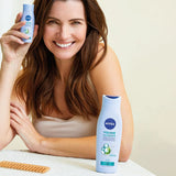 NIVEA Volume Wonder Strengthening schampo, volymgivande schampo, 50 ml dusch och bad Naty Shop