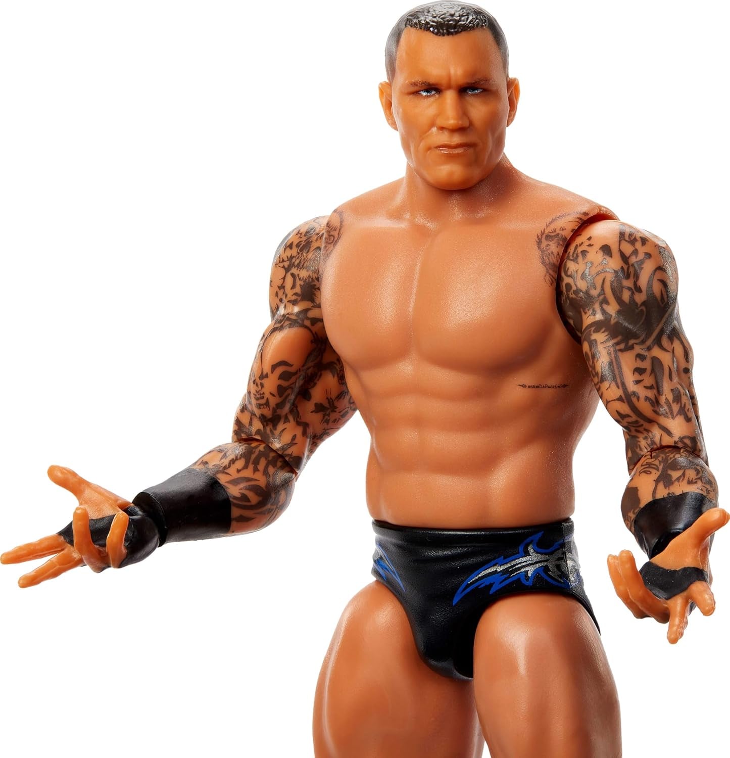 Mattel WWE Randy Orton Actionfigur, Main Battle Series #154, ca. 15 cm höjd Samlarfigur med 10 rörelsepunkter och realistiskt utseende, JCV42, [Multicolor] Actionfigurer Naty Shop