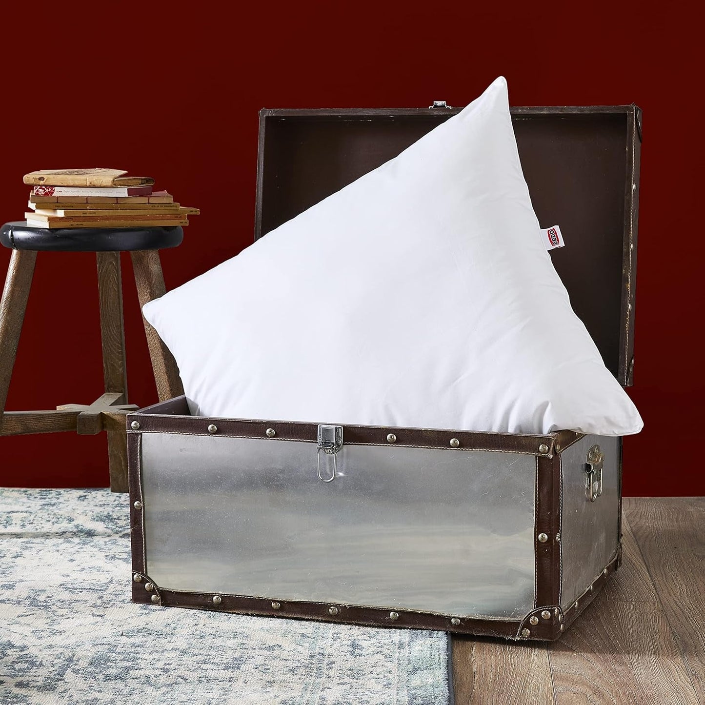 Väggkvalster och vägglösskudde 60 X 60 cm, medium komfort, Multi Protect-kudde, mjukhet och skydd, maskintvättbar i 40 °C Naty Shop standardkuddar