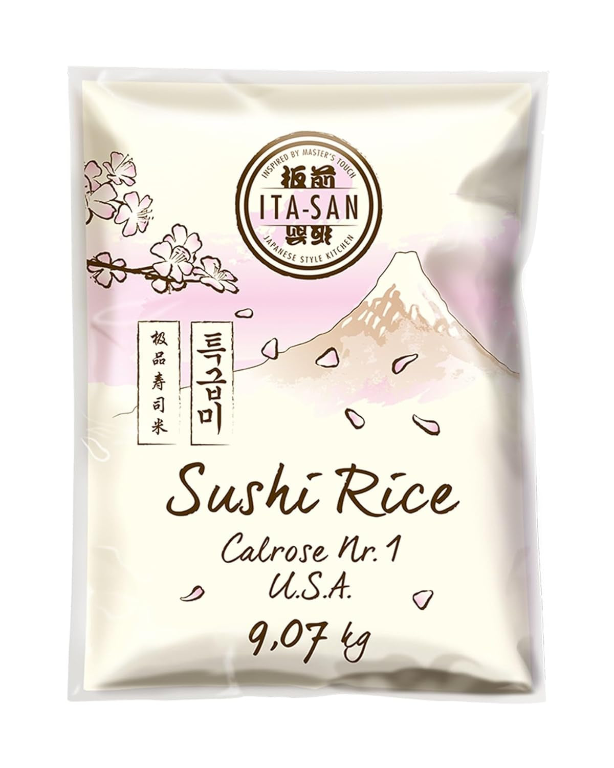 ITA-SAN Calrose / Ris för sushi, 1 paket (1 x 9,07 kg)