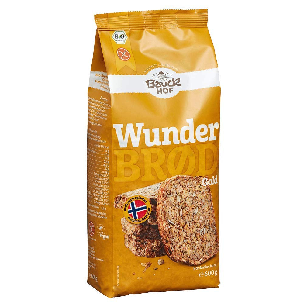 Wunderbrød Gold, 600 G Naty Shop 600 G (1:a förpackningen)