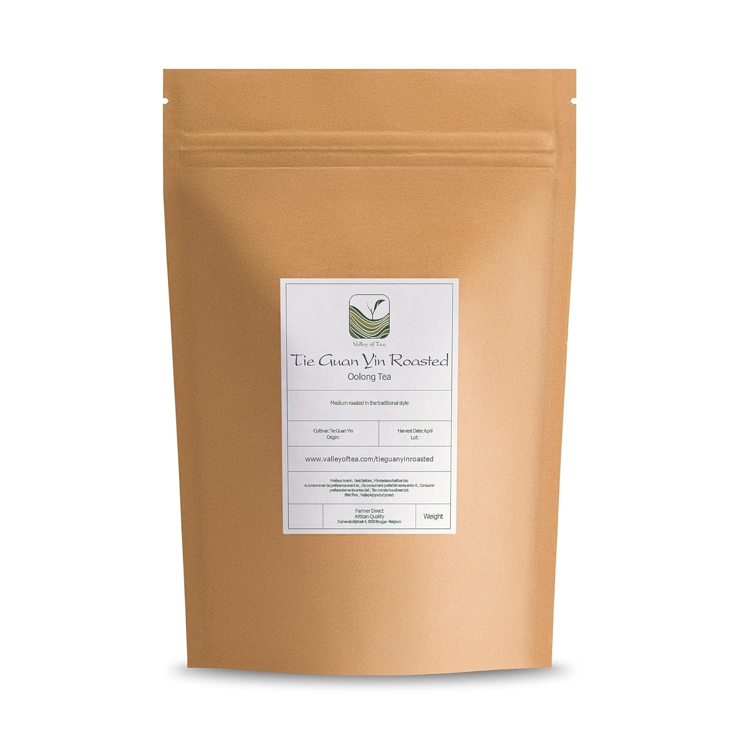 Tie Guan Yin Oolong Tea - Rostat blått te Ti Kuan Yin Kina - kinesiskt Wu Long Tea Tieguanyin - Blått te Olongh Tea Olongo Tea
