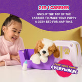 Små levande husdjur My Really Real Puppy – Plåster; Interaktiv valp; över 60 ljud/reaktioner; realistiskt utseende; 1 av 72 varianter; lekset med bärväska; batterier ingår; åldrarna 5+