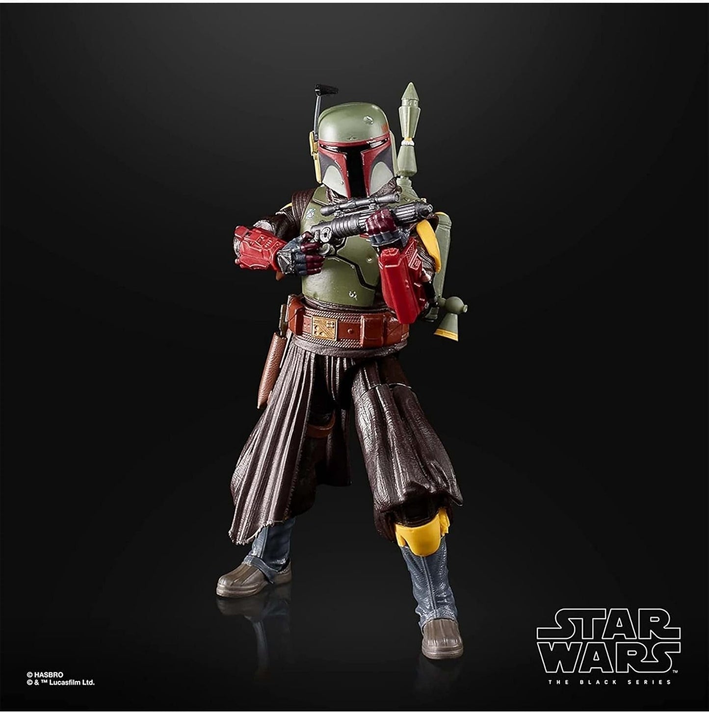 Star Wars Hasbro Black Series Boba Fett (tronrummet): The Book of Boba Fett samlarfigur, för barn 4+ år, multi, 15 cm höjd Actionfigurer Naty Shop