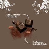Schogetten mörk choklad (50% kakao), 100 g