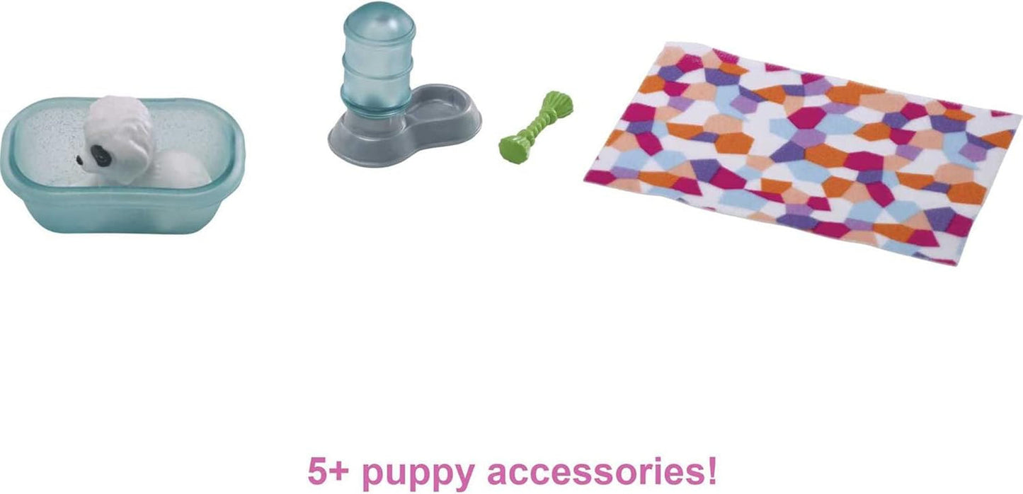 Barbie GRG78 - Minilekset med 2 hundar, hundhus och tillbehör, present till barn från 3 till 7 år Naty Shop Dolls