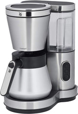 WMF Bueno espressomaskin med glaskaraff, filterkaffe, 10 koppar, på/av-knapp, anti-droppsystem, oscillerande filter, automatiskt stopp, värmeplatta, 1000W