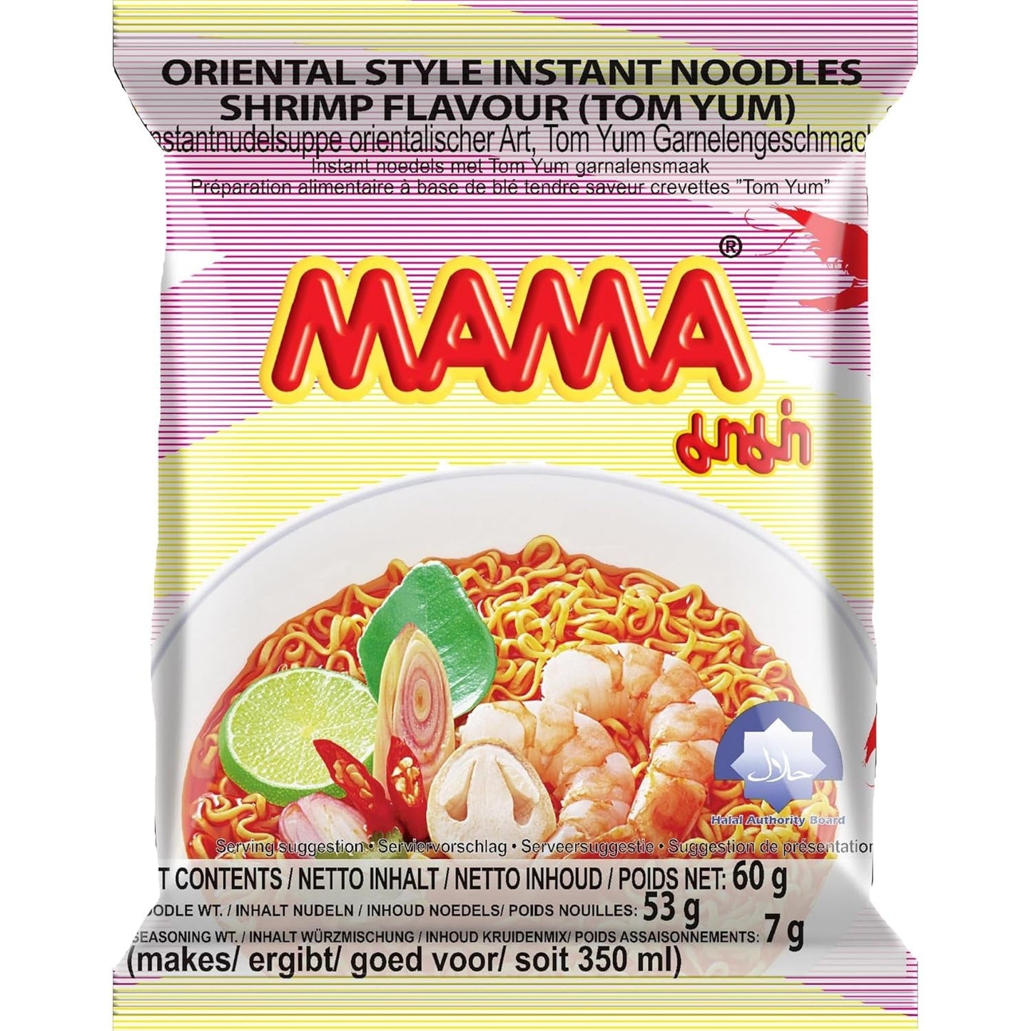 MAMA - Snabbnudlar med kyckling - Flerpack (30 X 55 GR)