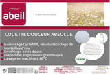 Abeil 15000000325 Kudde, vit, vit, 240 X 260 cm Täcken och täcken Naty Shop
