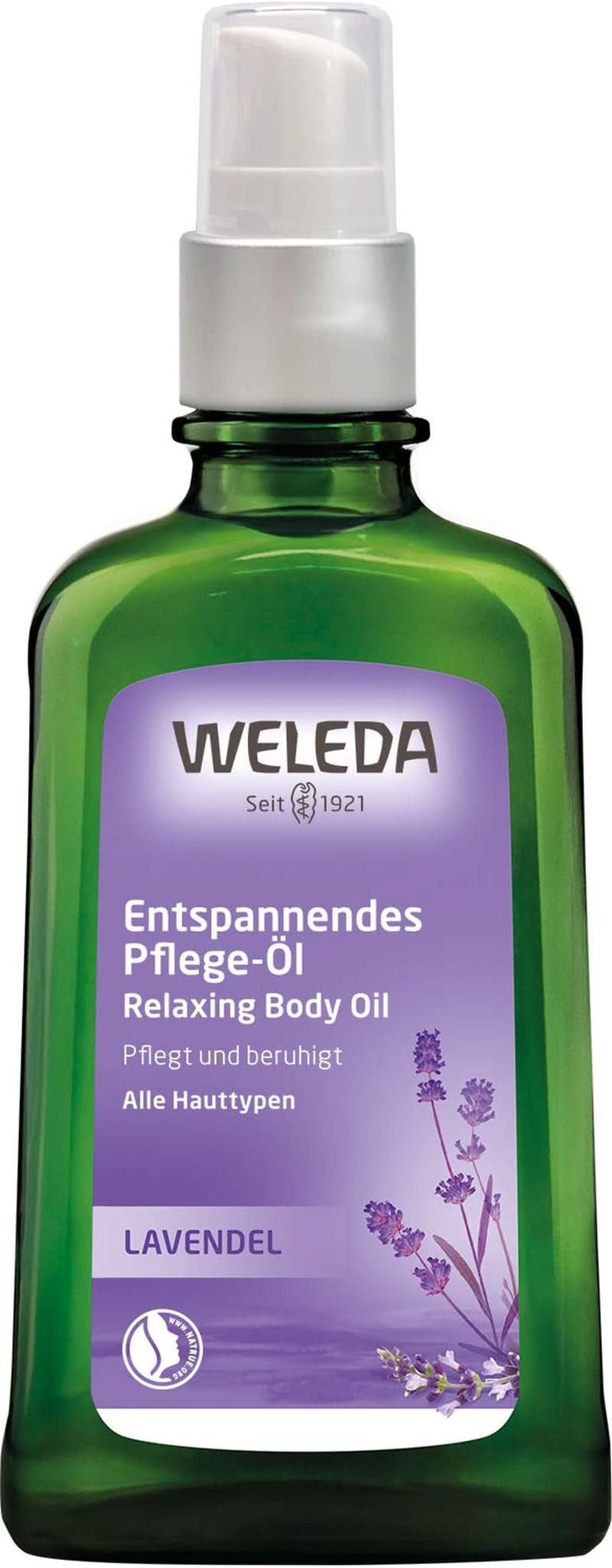 WELEDA Organic Lavendel Body Oil, 100 ml Kosmetika och skönhet Naty Shop