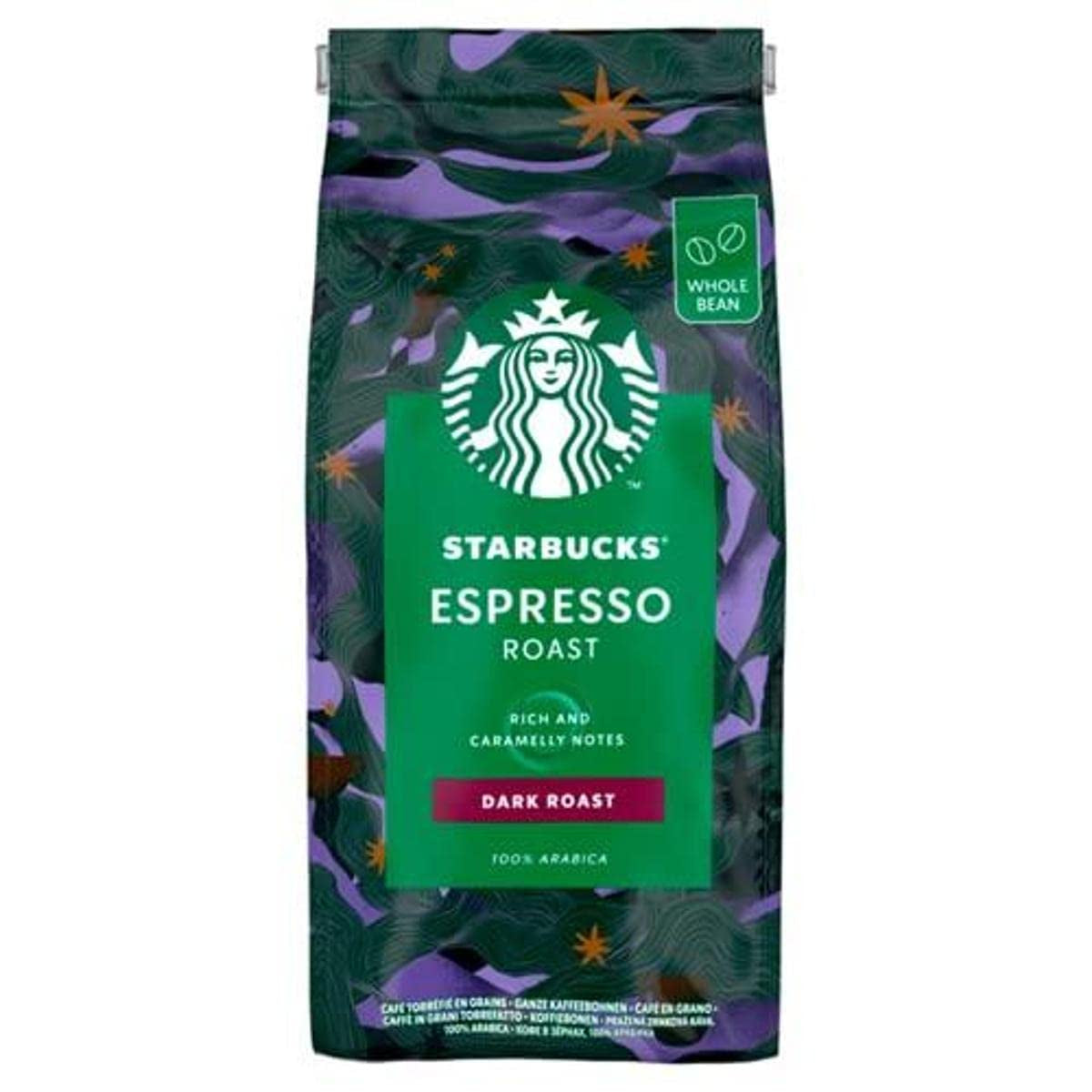 Starbucks® - Svarta rostade espressobönor - 450g