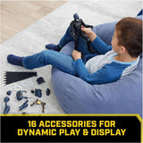 DC Batman Adventures Actionfigur, 30 Cm - Med 16 utrustningar och fullt rörlig för spännande äventyr och actionfyllda stunts, leksak för barn från 3 år och uppåt Actionfigurer Naty Shop