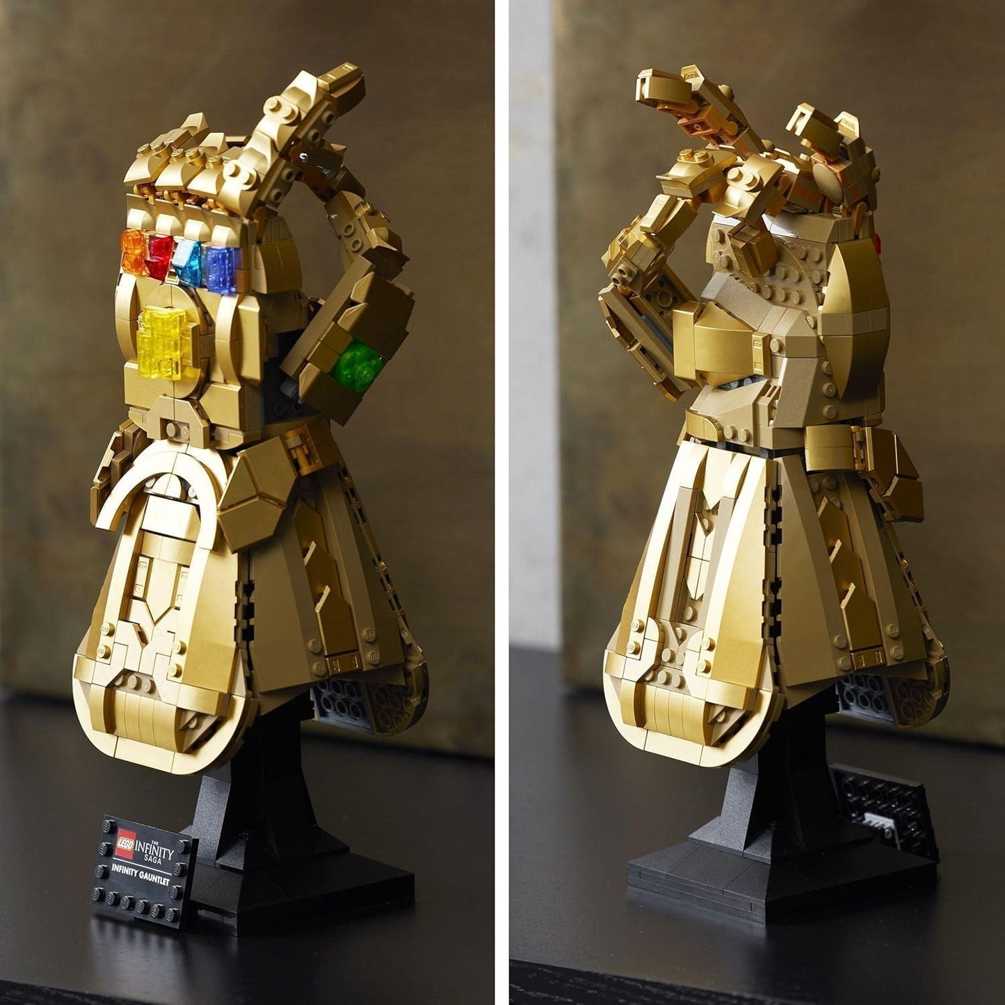 LEGO 76191 Marvel Super Heroes Infinity Glove Avengers Thanos Glove Model Building Set för vuxna Fan objekt Present för män Kvinnor Henne Honom Byggset Besuche den LEGO-Store