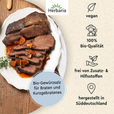 Herbaria Himmel auf Erden bio 100g M-Dose – fertiges Bio-Gewürzsalz für Rind-, Kalb- och Schweinefleisch als Braten eller Kurzgebratenes – in nachhaltiger Aromaschutz-Dose