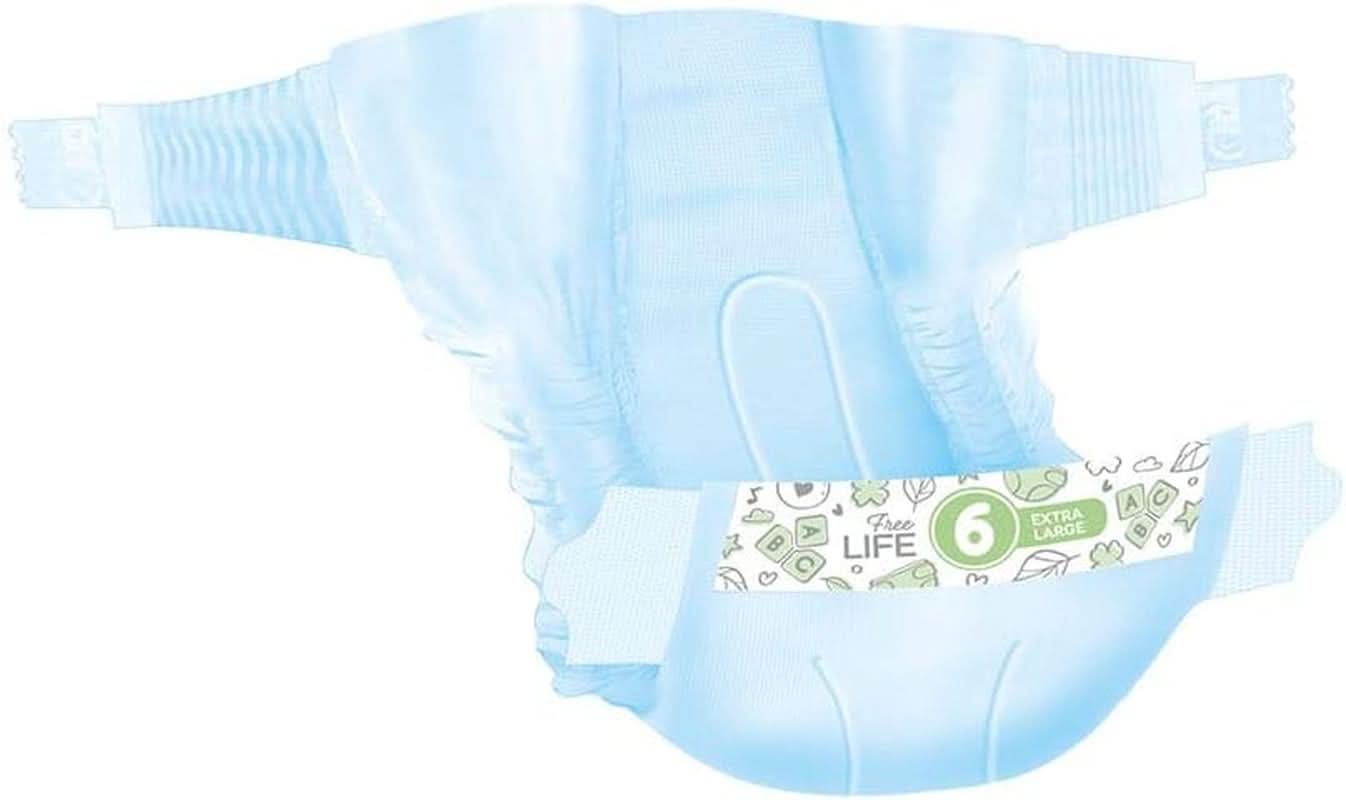 Freelife Baby Cash Diaper, Größe 6 (18 Kg Und +), 1 X 35 = 35 Diaper Naty Shop