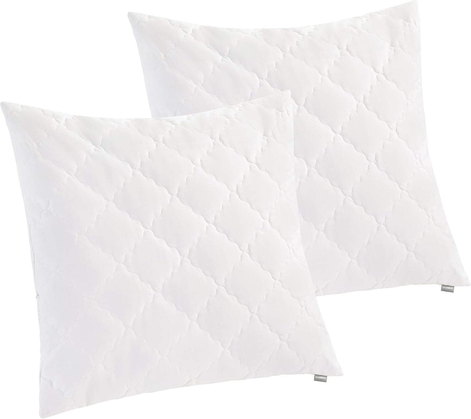 Traumnacht Bambukudde med bambufibrer, hypoallergen, antibakteriell Kuddset med dragkedja, bestående av 2 kuddar 40X80Cm, Oeko-Tex certifierad, utvecklad i Tyskland Naty Shop standardkuddar 80 X 80 Cm Kudde
