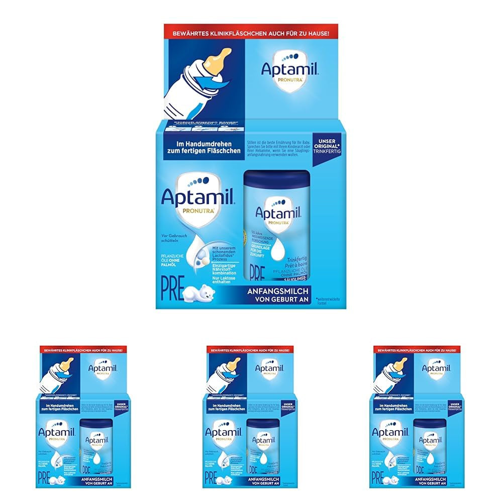 Aptamil Pronutra-ADVANCE PRE, drickbar, 4x2x90ml (Packung mit 4)