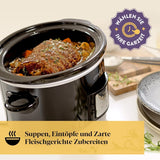 Crockpot digital slow cooker, 3,5 L (3 till 4 personer), CSC113X Slow Cooker Naty Shop